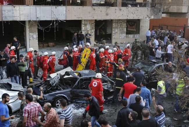 Pēc sprādziena Beirūtā 19.novembrī. Foto: AFP/LETA