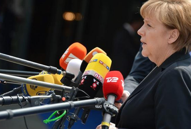 Vācijas kanclere Angela Merkele. Foto: EPA/LETA