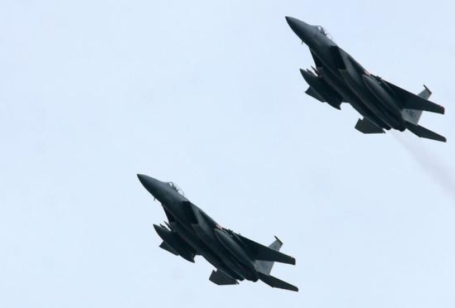 NATO lidmašīnas. Foto: Evija Trifanova, LETA