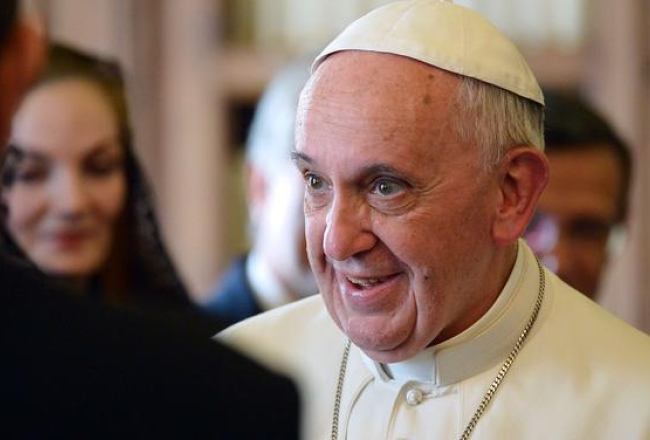 Pāvests Francisks. Foto: AFP/LETA