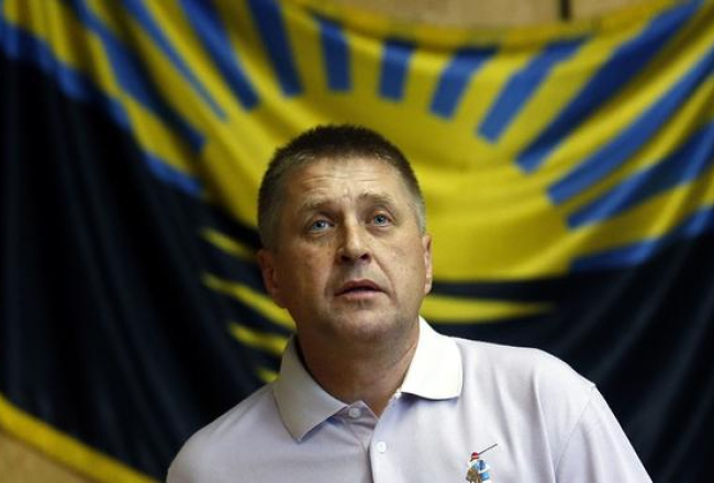 Pašpasludinātais Slovjanskas mērs Vjačeslavs Ponomarjovs. Foto: EPA/LETA