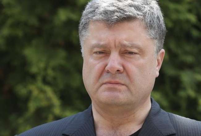 Ukrainas prezidents Petro Porošenko. Foto: EPA/LETA