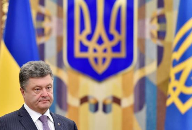 Ukrainas prezients Petro Porošenko. Foto: AFP/LETA