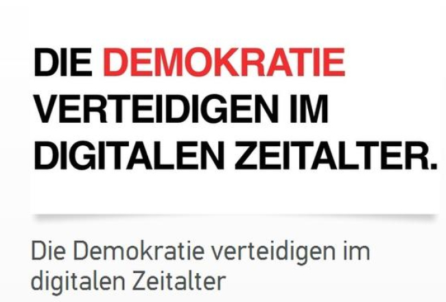 Aizstāvēt demokrātiju digitālā laikmetā - petīcija publicēta vācu laikrakstā FAZ.