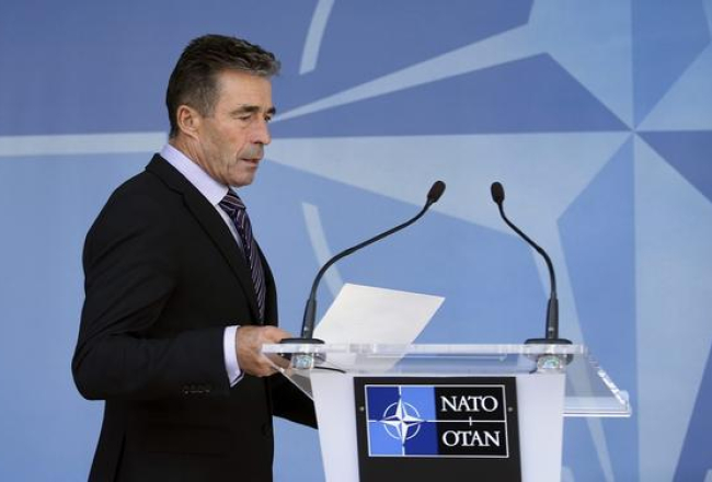 NATO ģenerālsekretārs Anderss Fogs Rasmusens.Foto: EPA/LETA