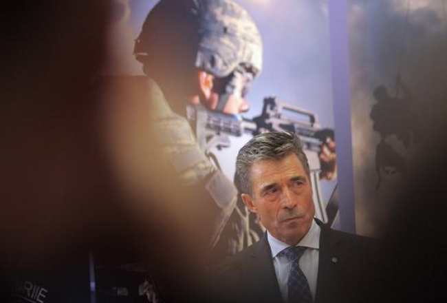 NATO ģenerālsekretārs Anderss Fogs Rasmusens. Foto: Gints Ivuškāns, F64