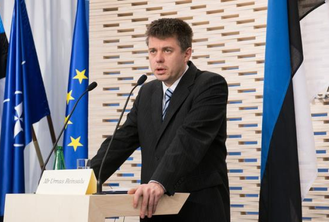 Igaunijas aizsardzības ministrs Urmass Reinsalu. Foto: AFP/LETA