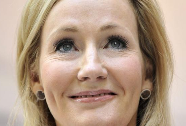 Harija Potera "māte" rakstniece Dž.K.Roulinga. Foto: AFP/LETA