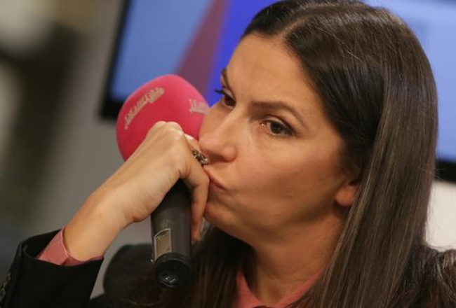 Neatkarīgā TV kanāla "Rain" ("Dožģ") ģenerāldirektore Natālija Sindejeva. Foto: ITAR-TASS/LETA