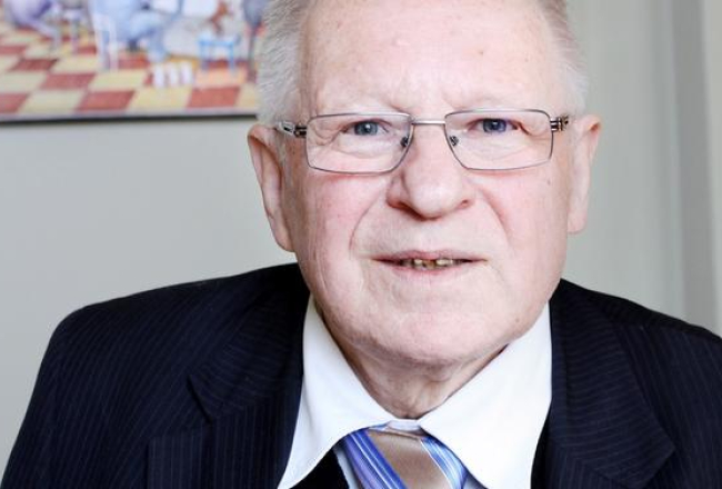 Akadēmiķis Jānis Stradiņš. Foto: Rūta Kalmuka, F64