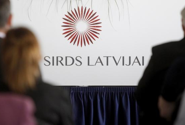 Sauklis Ingunas Sudrabas partijas dibināšanas sapulcē. Foto: Kaspars Krafts, F64