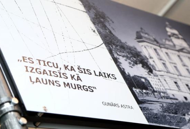 No ekspozīcijas Stūra mājā. Foto: Evija Trifanova, LETA