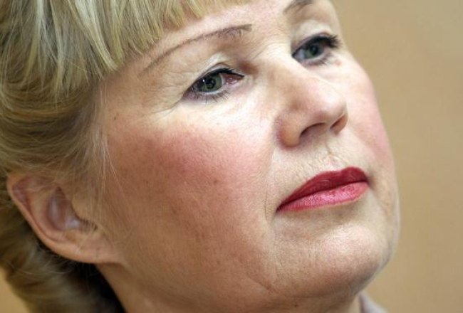 Liela apjoma Rīgas domes kukuļošanas lietā apsūdzētā Ināra Vilkaste. Foto: Edijs Pālens, LETA