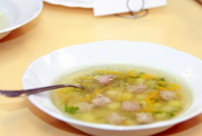 Zupas šķīvis. Foto: Edijs Pālens, LETA