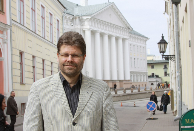 Riho Altnurme - Baznīcas vēstures profesors Tartu Universitātes Teoloģijas fakultātē. Autoru foto