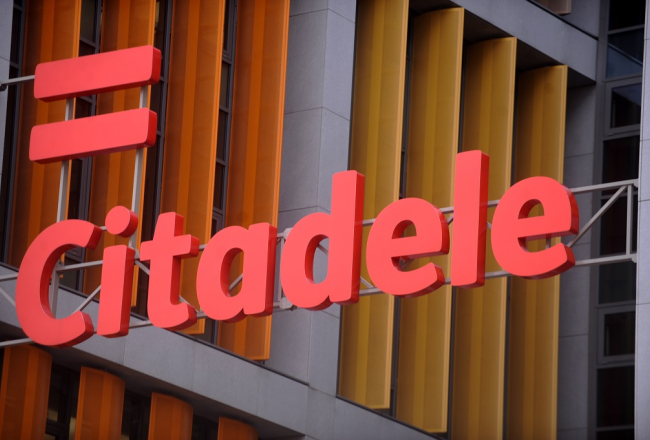 Bankas "Citadele"logo. Foto: Ieva Lūka, LETA