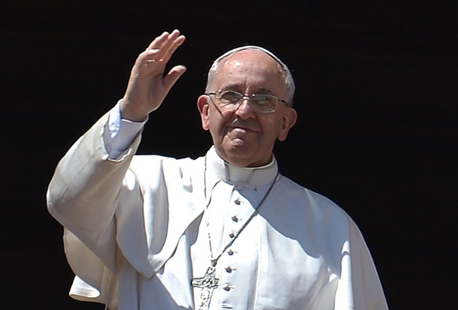 Pāvests Francisks. Foto: AFP/LETA
