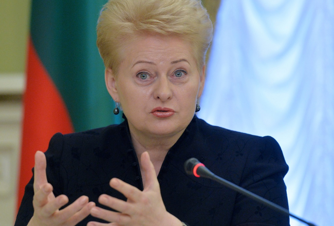 Daļa Grībauskaite. Foto: AFP/LETA