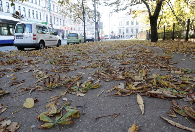 Iela Rīgā. Foto: Kaspars Krafts, F64