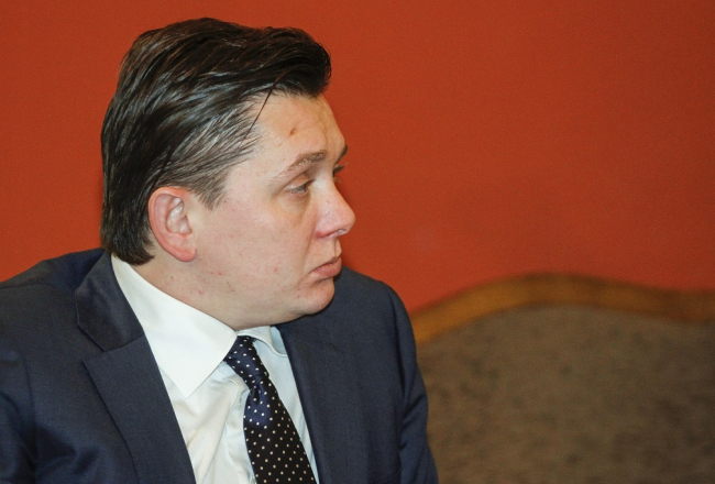 Arturs Kaimiņš Saeimas komisijas sēdē. Foto: Ģirts Ozoliņš, F64