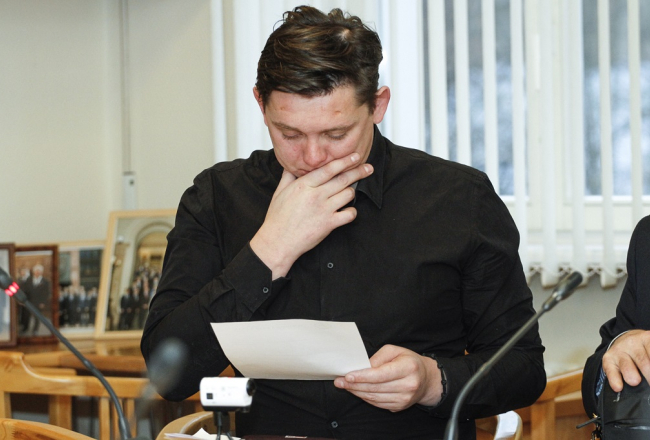 Saeimas deputāts Arturs Kaimiņš. Foto: Ģirts Ozoliņš, F64