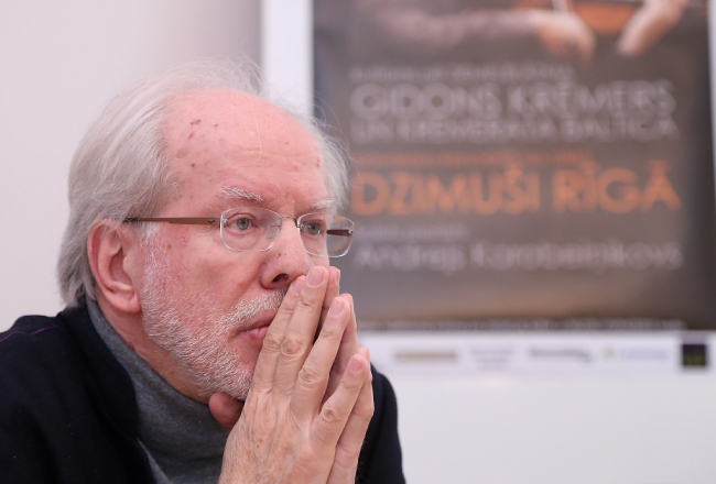 Gidons Krēmers. Foto: Evija Trifanova, LETA