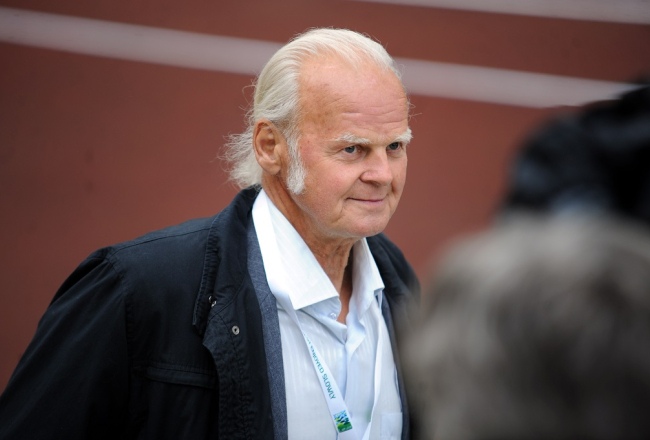 Latvijas slavenais šķēpmetējs Jānis Lūsis. Foto: Edijs Pālens, LETA