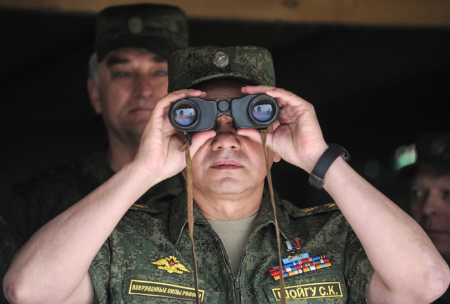 Krievijas aizsardzības ministrs Sergejs Šoigu. Foto: ITAR-TASS/LETA