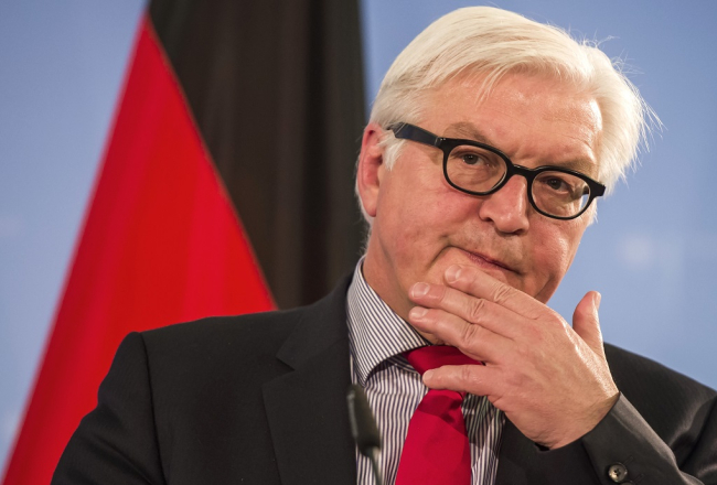 Vācijas ārlietu ministrs Franks Valters Šteinmeiers. Foto: AFP/LETA