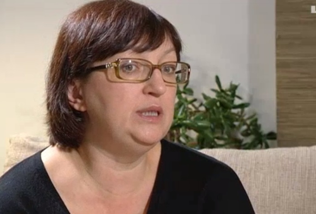Bijusī "Lenta.ru" galvenā redaktore Gaļina Timčenko. Foto no LTV