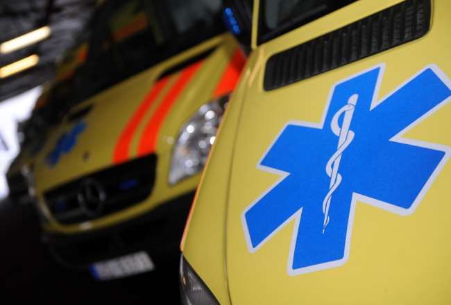 Neatliekamās medicīniskās palīdzības dienesta operatīvie transportlīdzekļi. Foto: Lita Krone, LETA