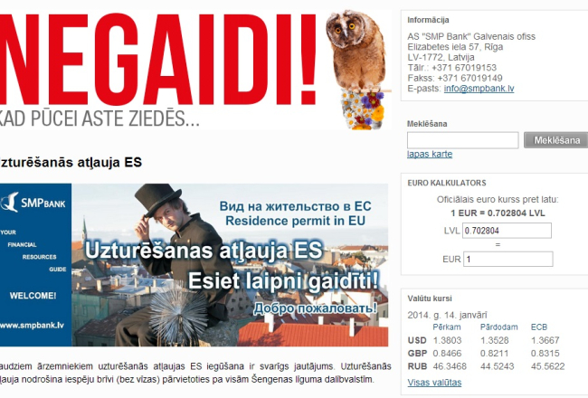 Iegādāties termiņuzturēšanās atļaujas aicina bankas.