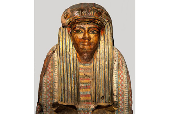 Sarkofāgs. Fragments. Trešais pārejas periods. XXII dinastijas sākums. Vēlais 10. gs. pr. Kr. LNMM kolekcija. Foto Roberts Kaniņš