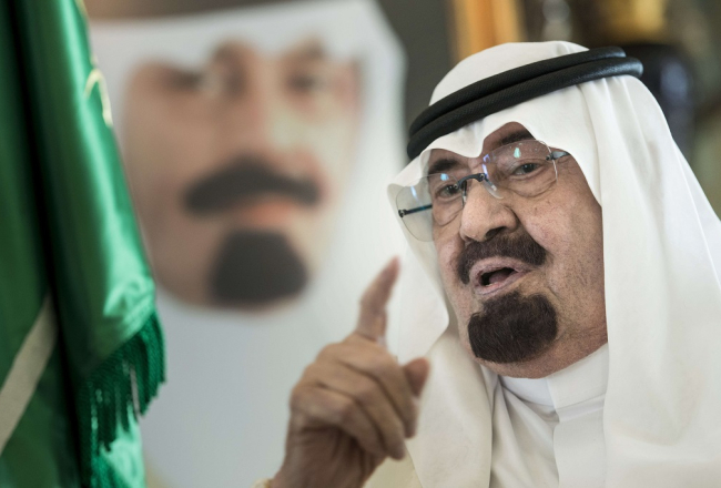Saūda Arābijas karalis Abdulla. Foto: AFP/LETA