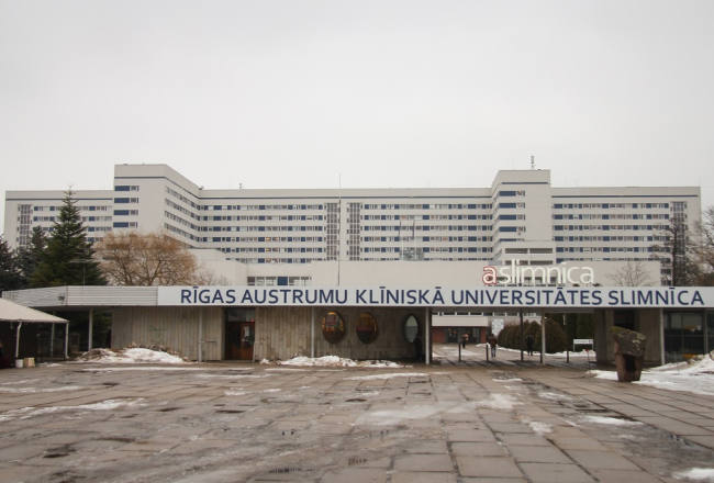 Rīgas Austrumu klīniskā slimnīca. Foto: Evija Ziediņa, F64