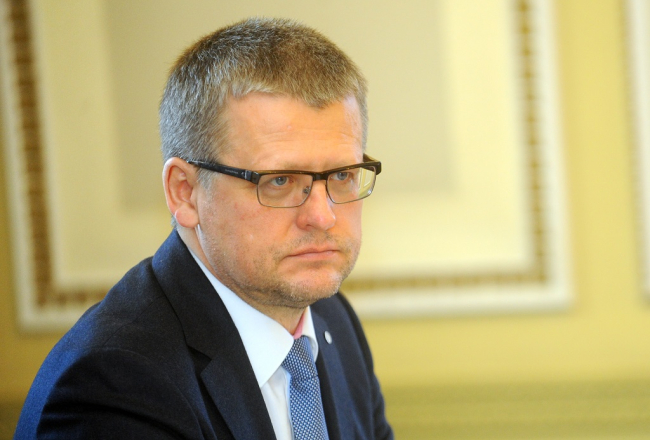 Veselības ministrs Guntis Belēvičs. Foto: Edijs Pālens, LETA