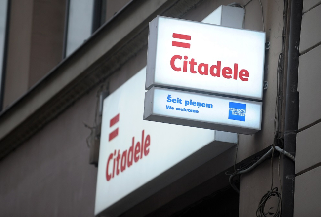 Banka "Citadele". Foto: Ieva Lūka, LETA
