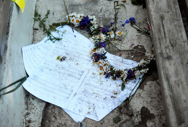Mežaparka estrādē pēc dziesmu svētkiem. Foto: Ieva Lūka, LETA