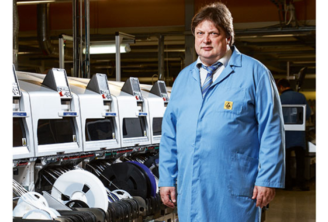Hanzas elektronika dibinātājs Ilmārs Osmanis.