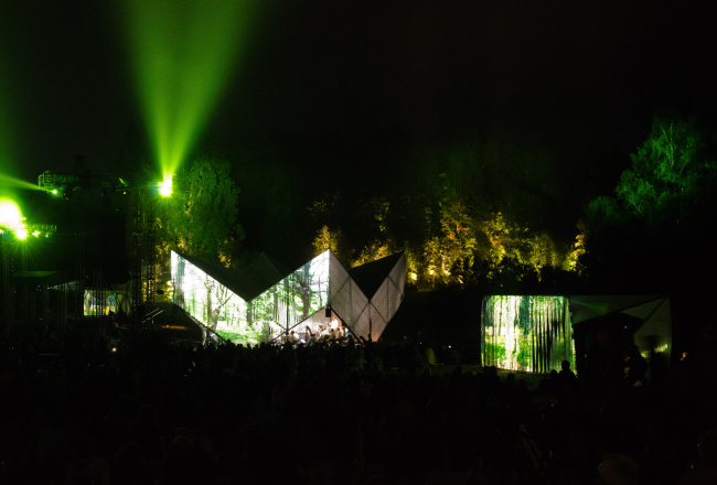 Foto no pagājušā gada Dabas koncertzāles pasākuma Siguldā. Foto Gints Ivuškāns, F64