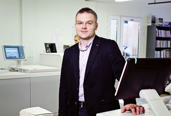 Drukātavas saimnieks Valdis Jirgens: «Nopietnu konkurenci Latvijā nesaskatām, arī Skandināvijā vairāk konkurējam ar igauņiem un poļiem nekā ar pašiem skandināviem.»