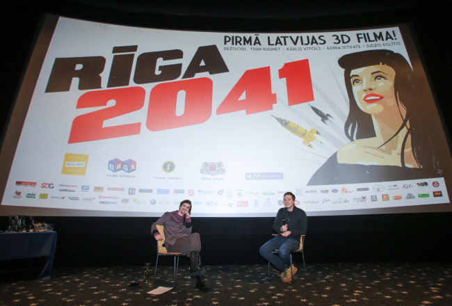 Filmas pirmizrādes laikā pagājušā gada decembrī. Foto Dmitrijs Suļžics, F64