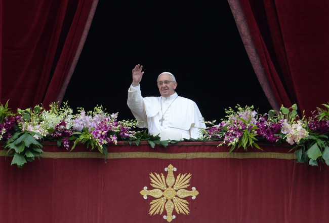Romas pāvests Francisks. Foto: AFP/LETA