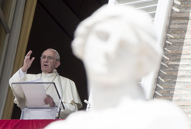 Pāvests Francisks. Foto: EPA/LETA
