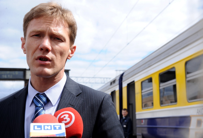Bijušais AS "Pasažieru vilciens" valdes priekšsēdētājs Nils Freivalds. Foto: Lita Krone, LETA