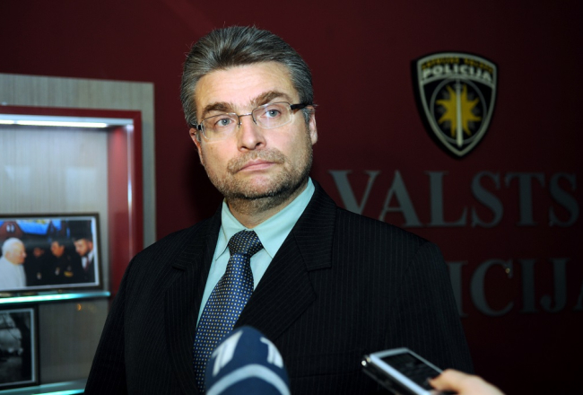 Kriminālpolicijas šefs Andrejs Grišins. Foto: Evija Trifanova, LETA