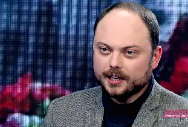 Vladimirs Kara-Murza. Foto no Krievijas televīzijas "Doždj"