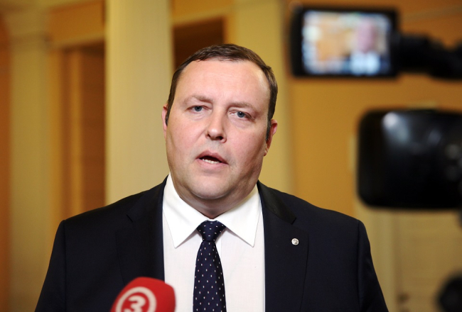 Iekšlietu ministrs Rihards Kozlovskis. Foto: Ieva Čīka, LETA