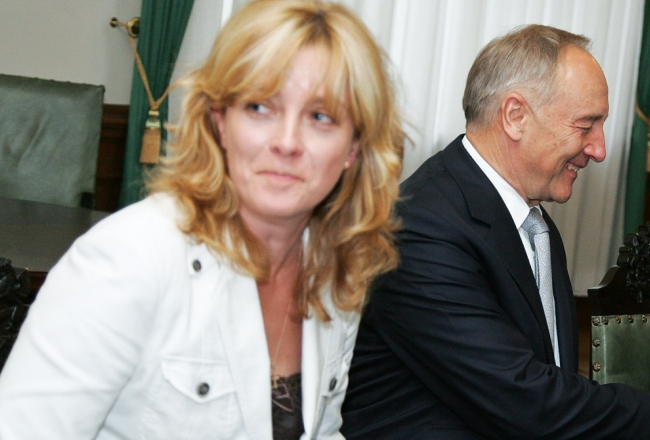 Līga Krapāne (no kreisās) un Andris Bērziņš. Foto: Emīls Desjatņikovs, F64