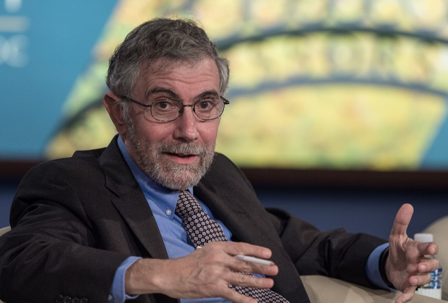 Ekonomists un Latvijas kritizētājs Pols Krugmans. Foto: AFP/LETA